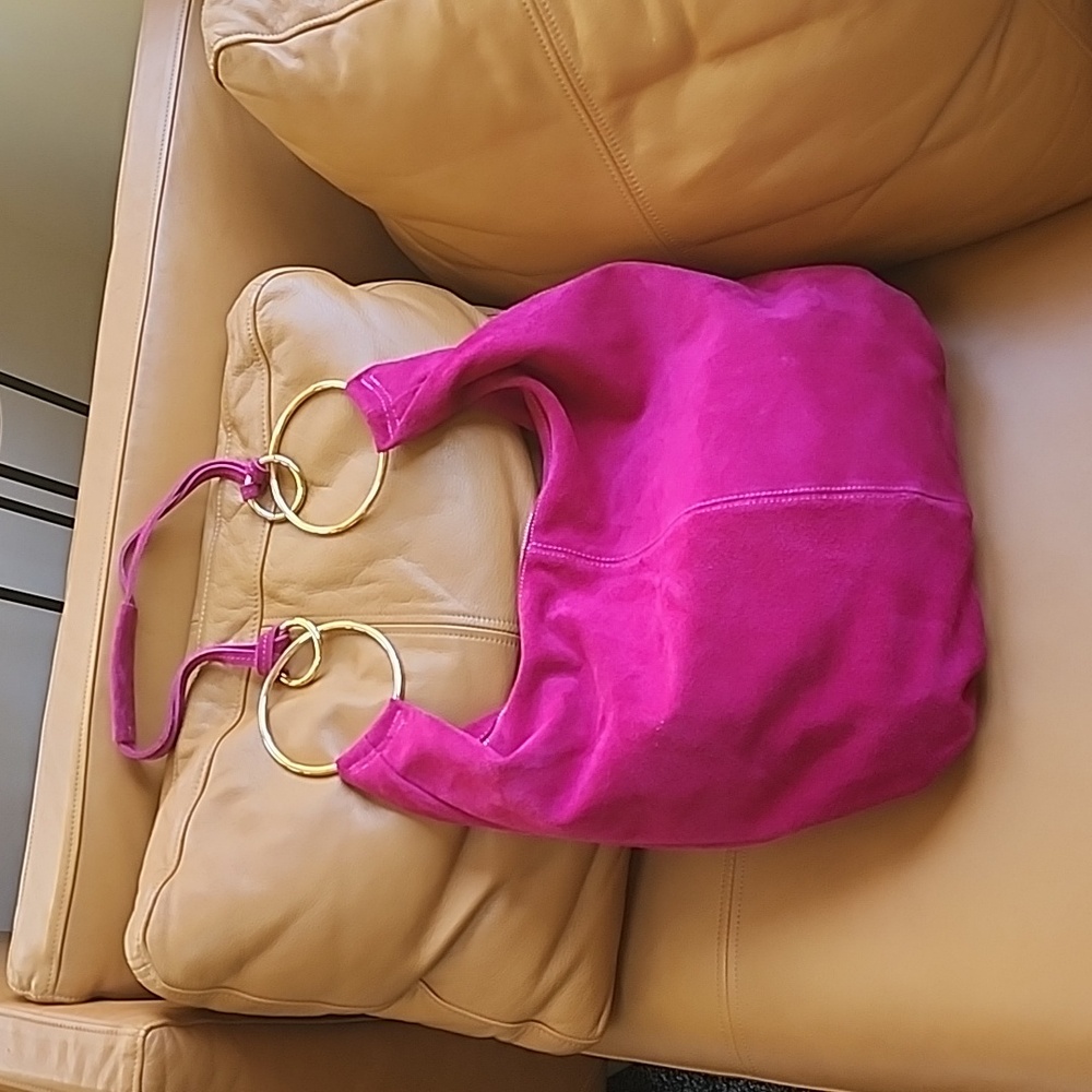 Marlon 🇮🇹 suede soft bag Lia - Suede Couro